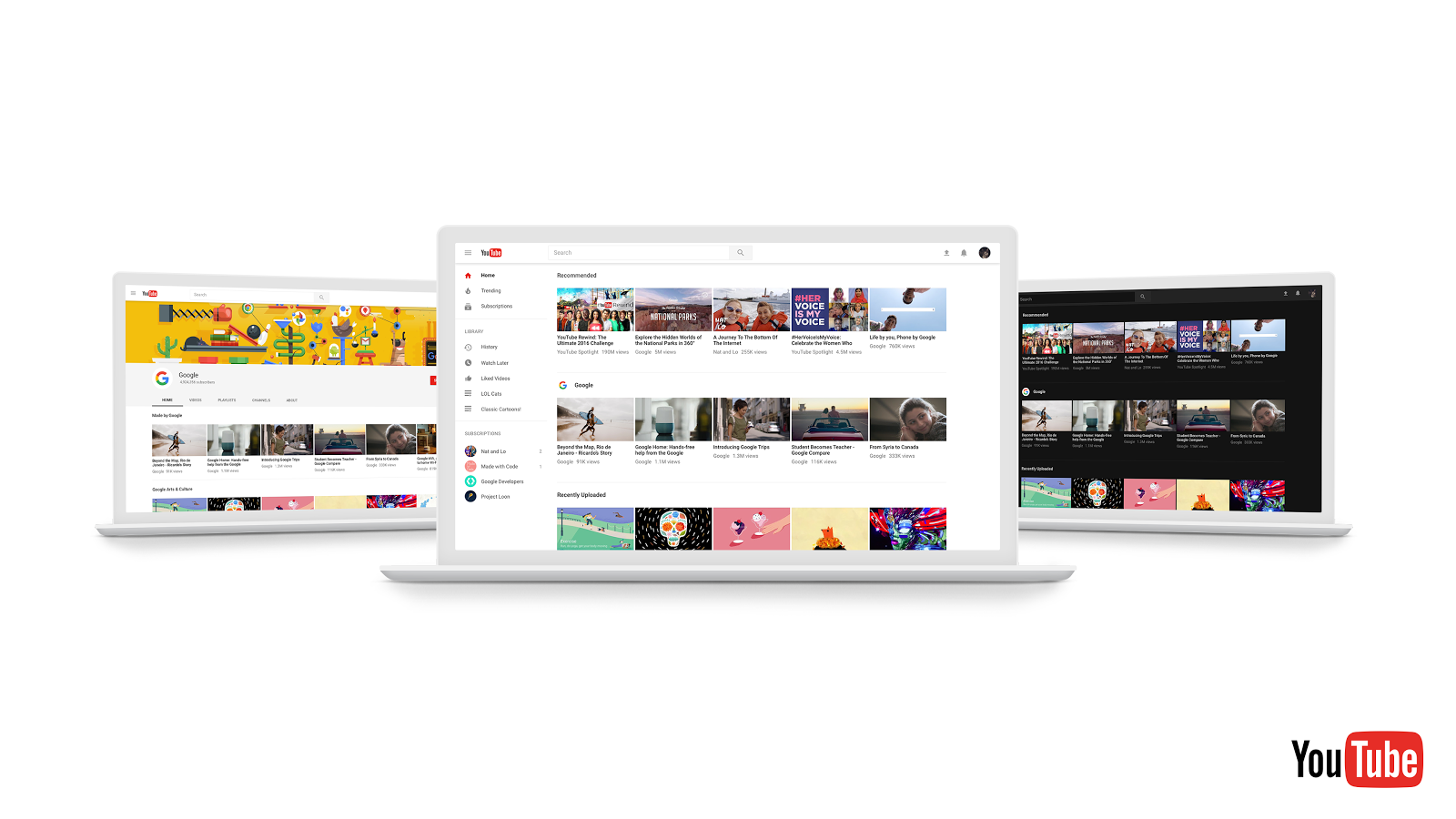 YouTube predstavyv novyj interfejs — i oś jak jogo otrymaty