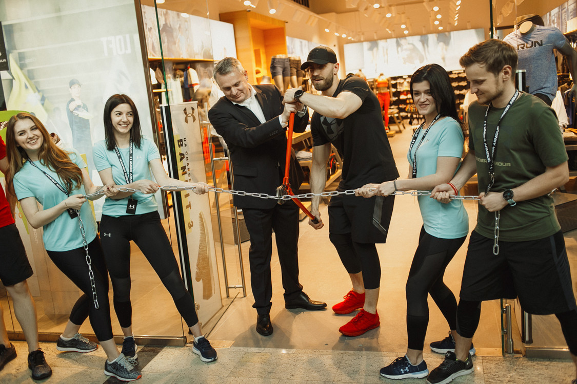 Американський бренд Under Armour відкрив іще один магазин в Києві