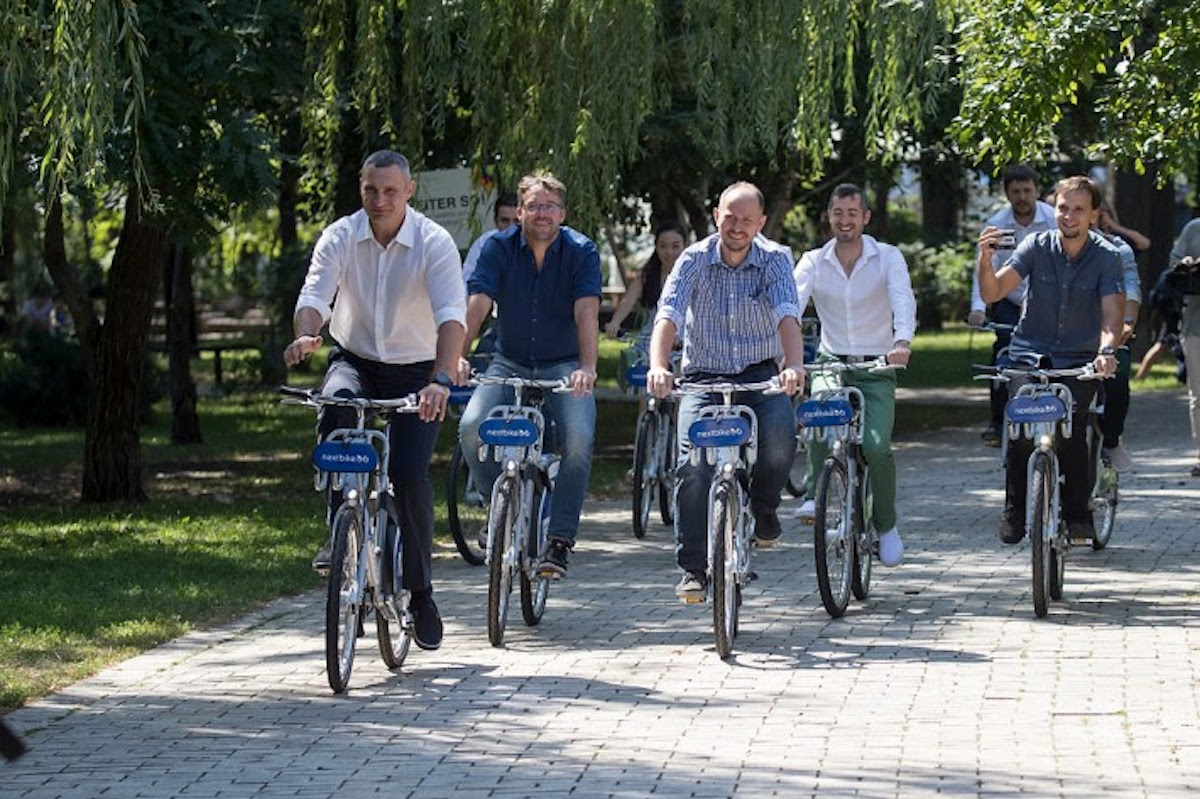 Велопрокат Nextbike розпочав роботу в Києві, у планах — 2 тис велосипедів