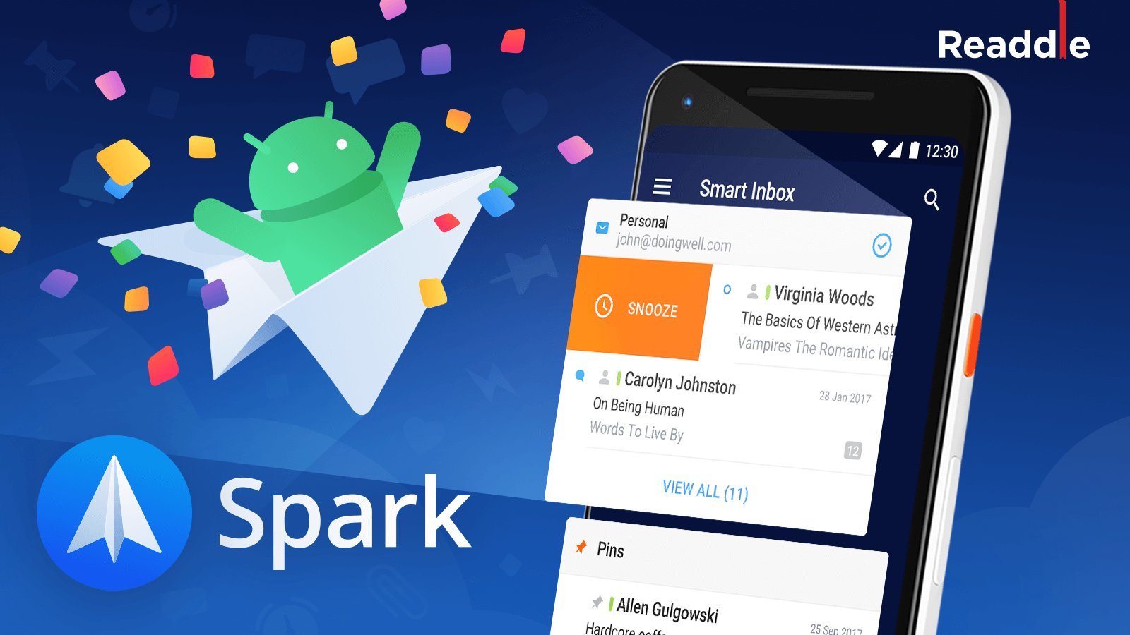 Ukraїnśkyj poštovyj servis Spark vypustyv versiju dlja Android