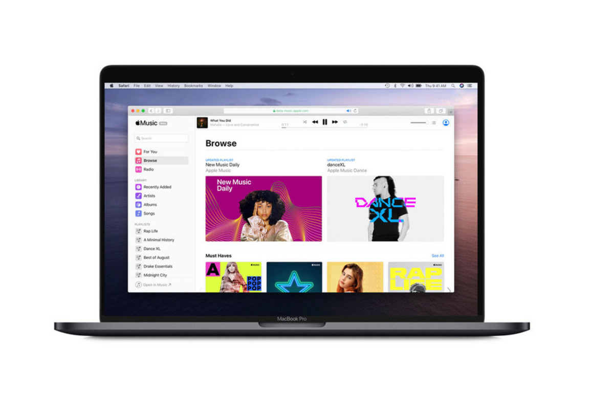 🎸 Apple запустила веб-версію Apple Music