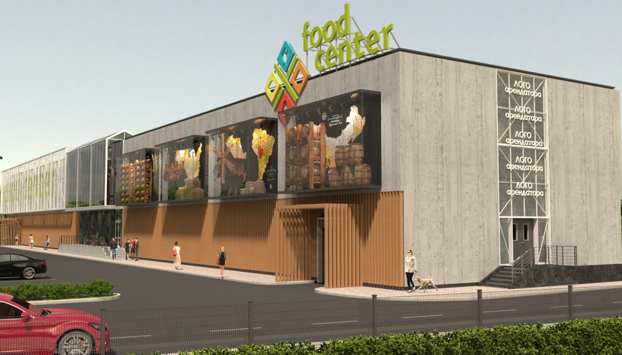 🍔 Овочебазу на Лівобережній реконструють у перший український фуд-мол FOOD CENTER
