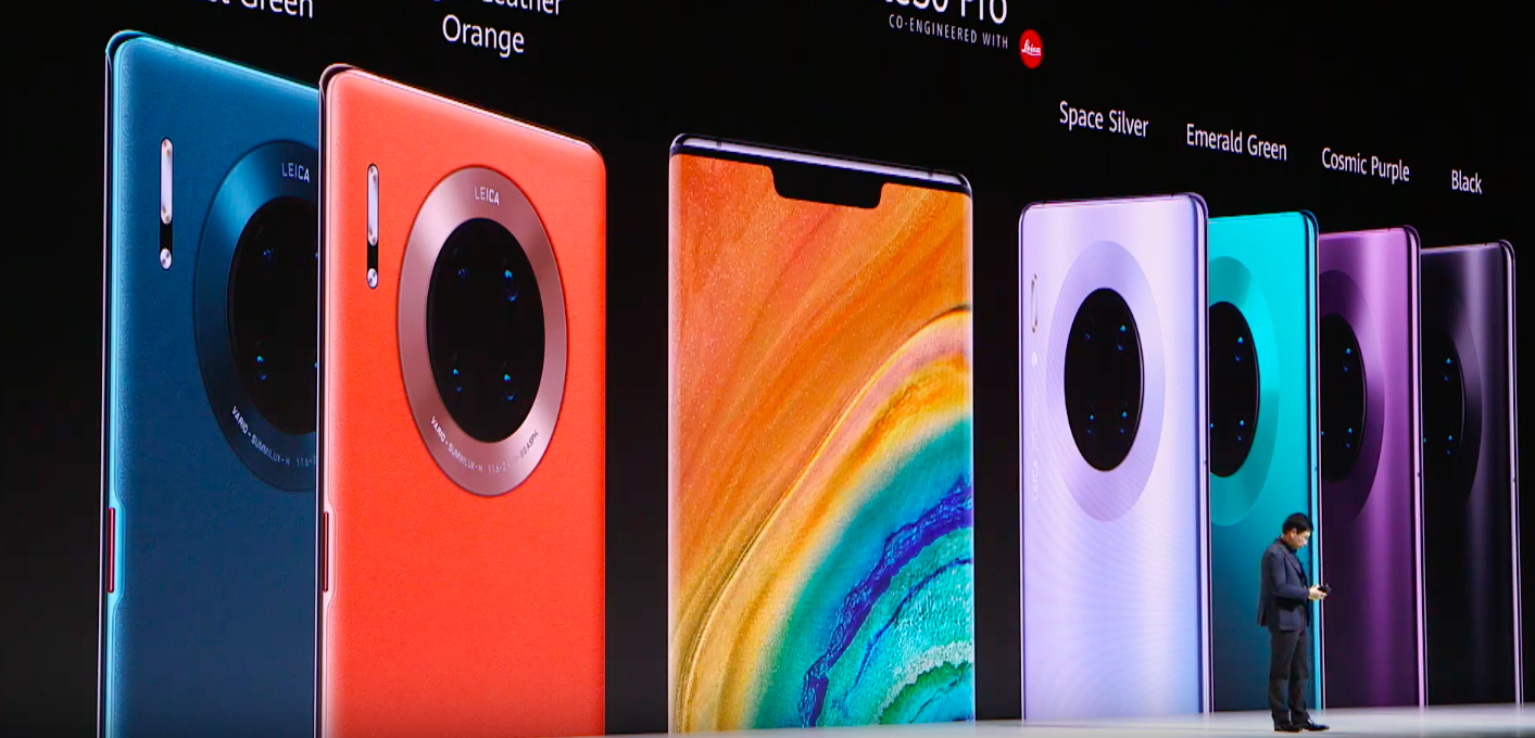📱 Huawei представив лінійку смартфонів Mate 30 – без сервісів Google, але з чотирма камерами