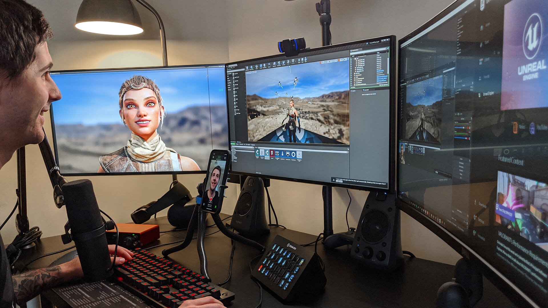 😎 Unreal випустила мобільний застосунок, що дозволяє відтворити міміку обличчя на Unreal Engine