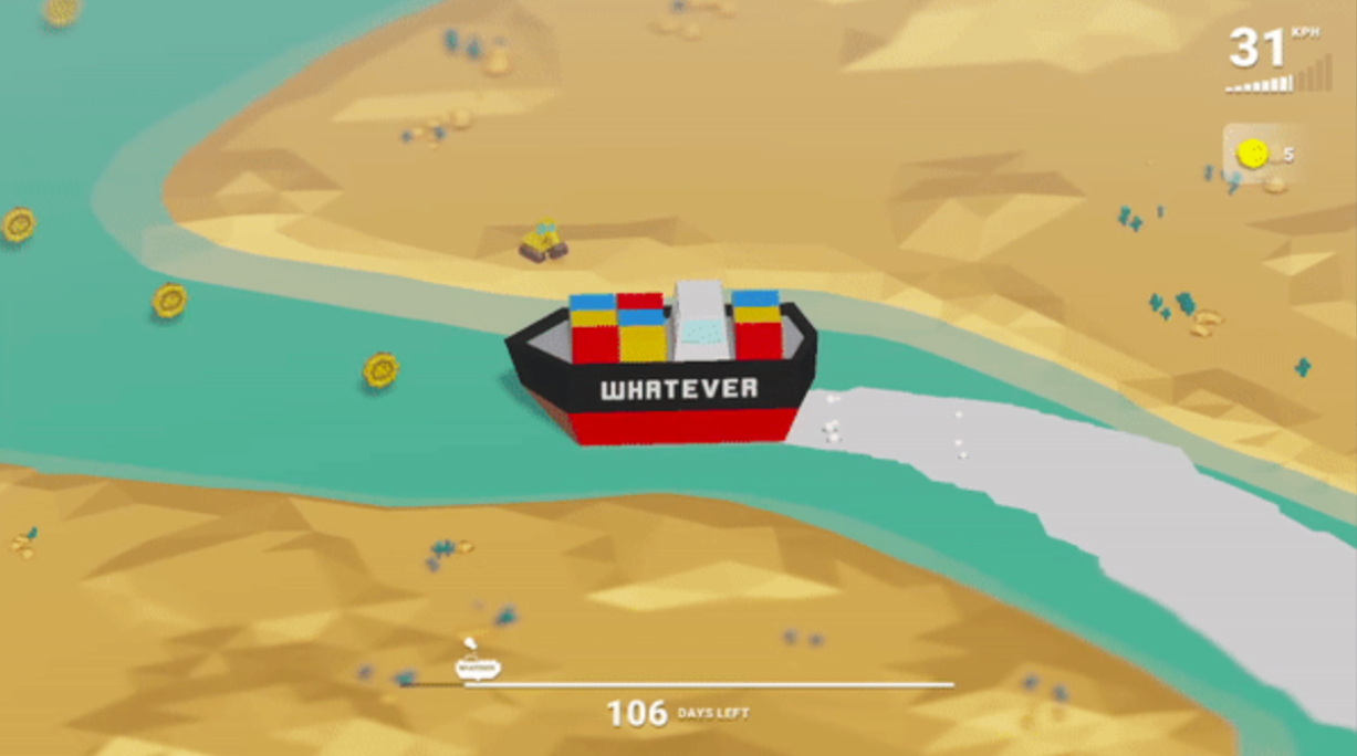 🚢 WHATEVER: про корабель, що застряг у Суецькому каналі, створили гру 