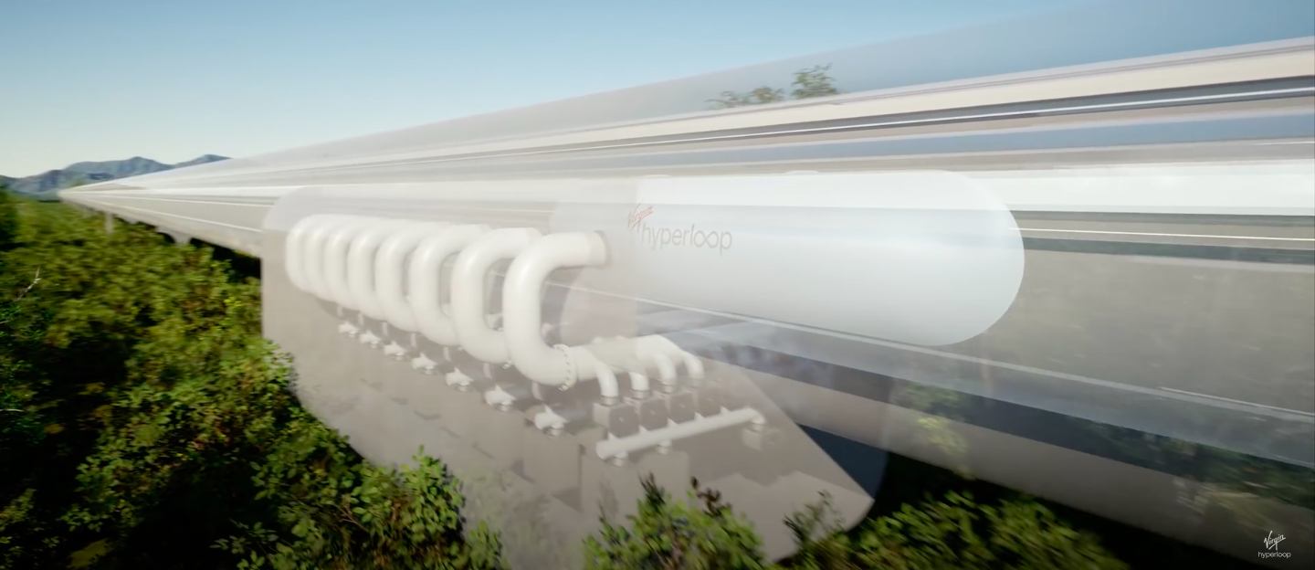 🚅 Virgin Hyperloop pokazav, jak pracjuvatyme švydkisnyj vakuumnyj potjag