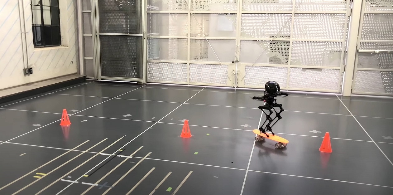 🛹 Rozrobnyky stvoryly robota-drona, jakyj može katatyś na skejti