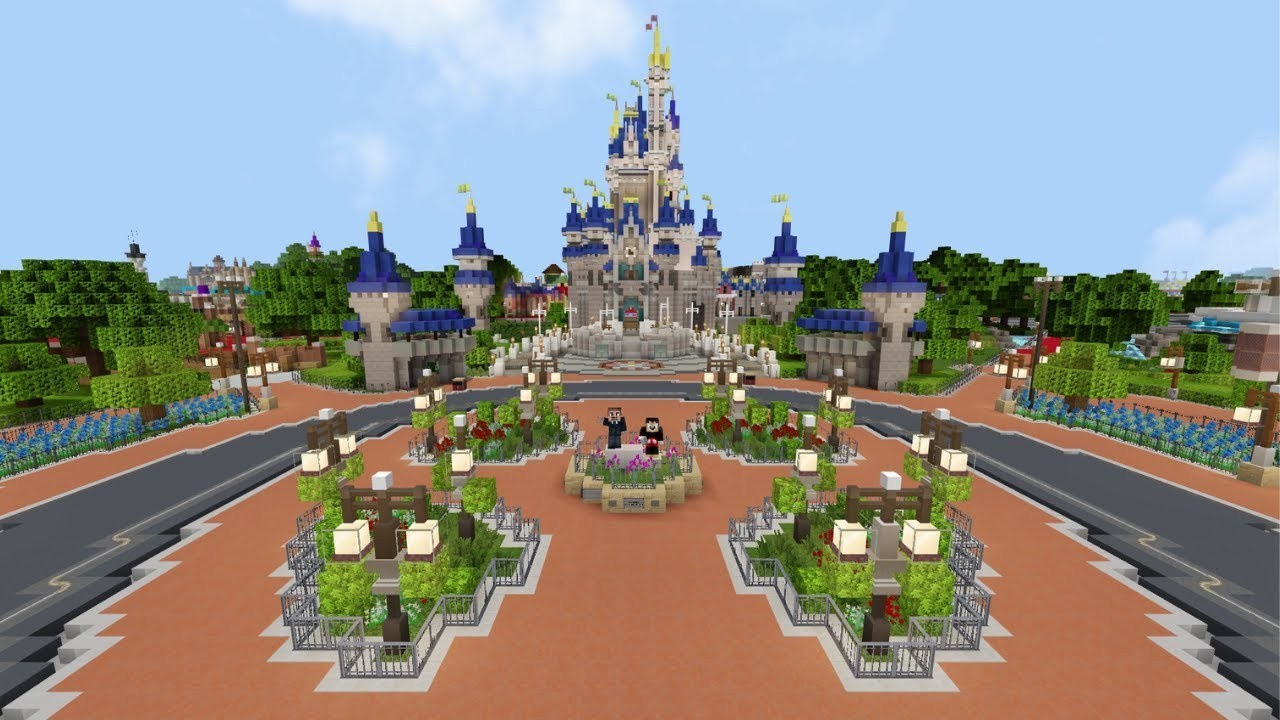 🏰 V Minecraft stvoryly kopiju parka atrakcioniv Disney 