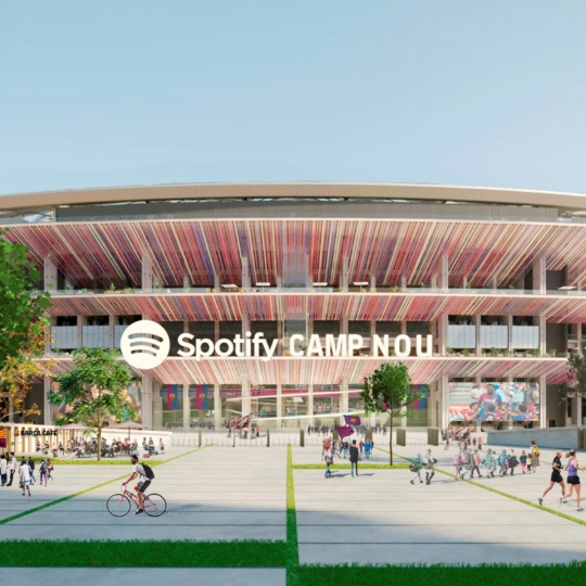 🏟️ Spotify перейменує стадіон «Барселони». Стрімінговий сервіс  уклав угоду з футбольним клубом на $330 млн