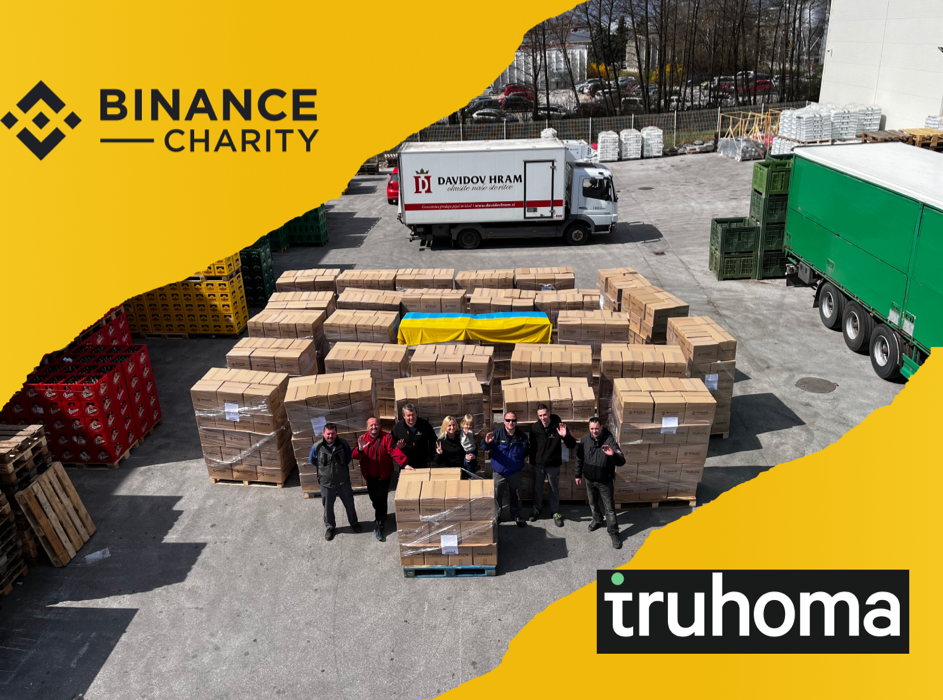 🇺🇦 Binance Charity пожертвували кошти на 1000 харчових посилок для Києва