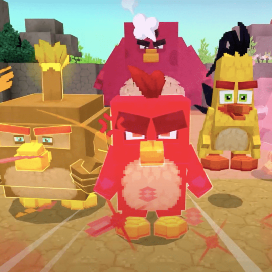 🐦 Minecraft отримав доповнення з персонажами Angry Birds