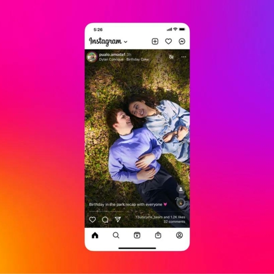 📱 Instagram тестує новий дизайн стрічки новин — як виглядає 