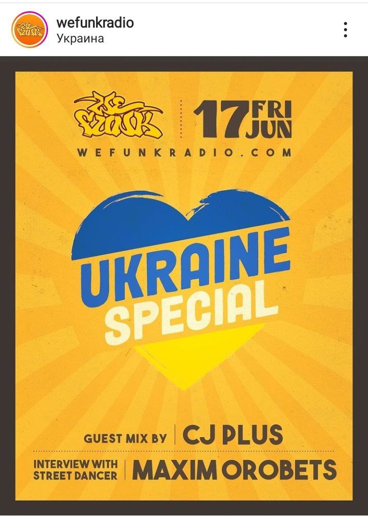 Ukraїnśkyj fank vid C.J.PLUS na WEFUNK RADIO, Kanada