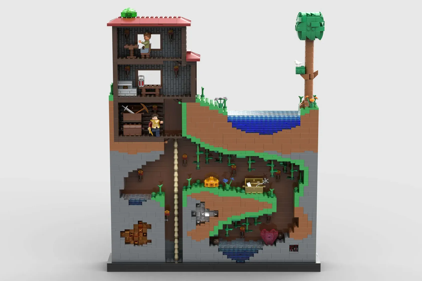 🌴 Шанувальник зробив конструктор Lego за Terraria