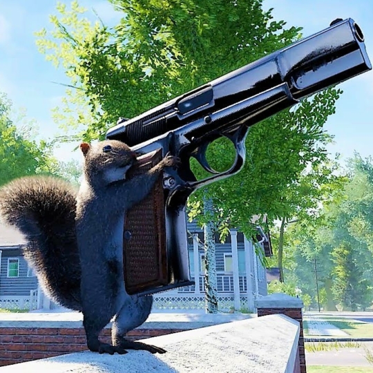 🐿 Вийшов повноцінний трейлер гри Squirrel With A Gun — GTA з білкою