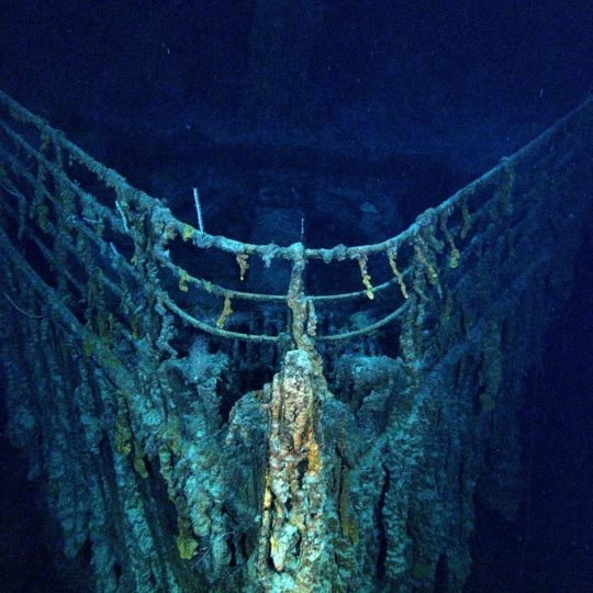 🚢 Опублікували нове відео затонулого «Титаніка» у якості 8К