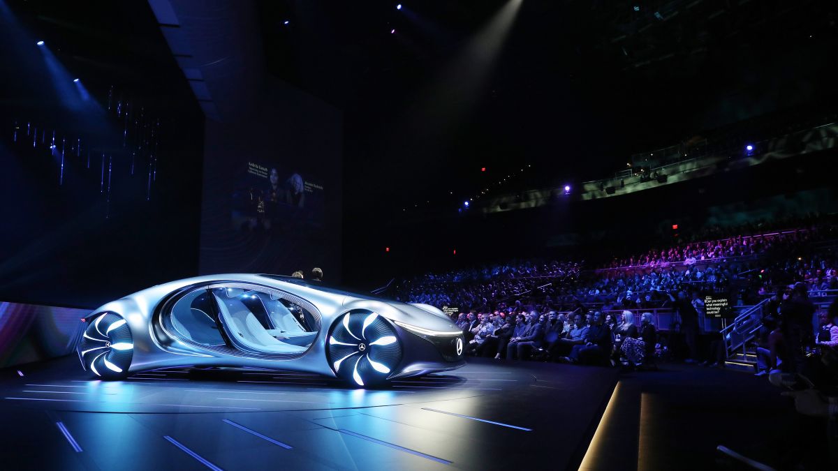 Концепт Mercedes-Benz VISION AVTR, показаний на CES 2020. У ньому пасажири мають біометричний зв'язок один з одним, з транспортним засобом і навколишнім світом.