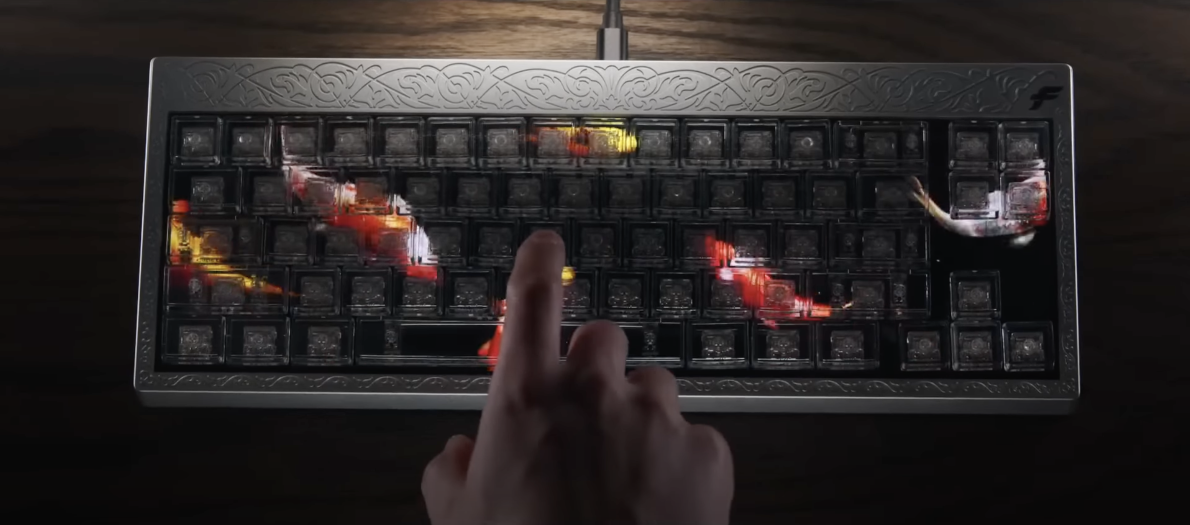 ⌨️ Компанія Finalmouse презентувала клавіатуру для ПК з екраном під клавішами 