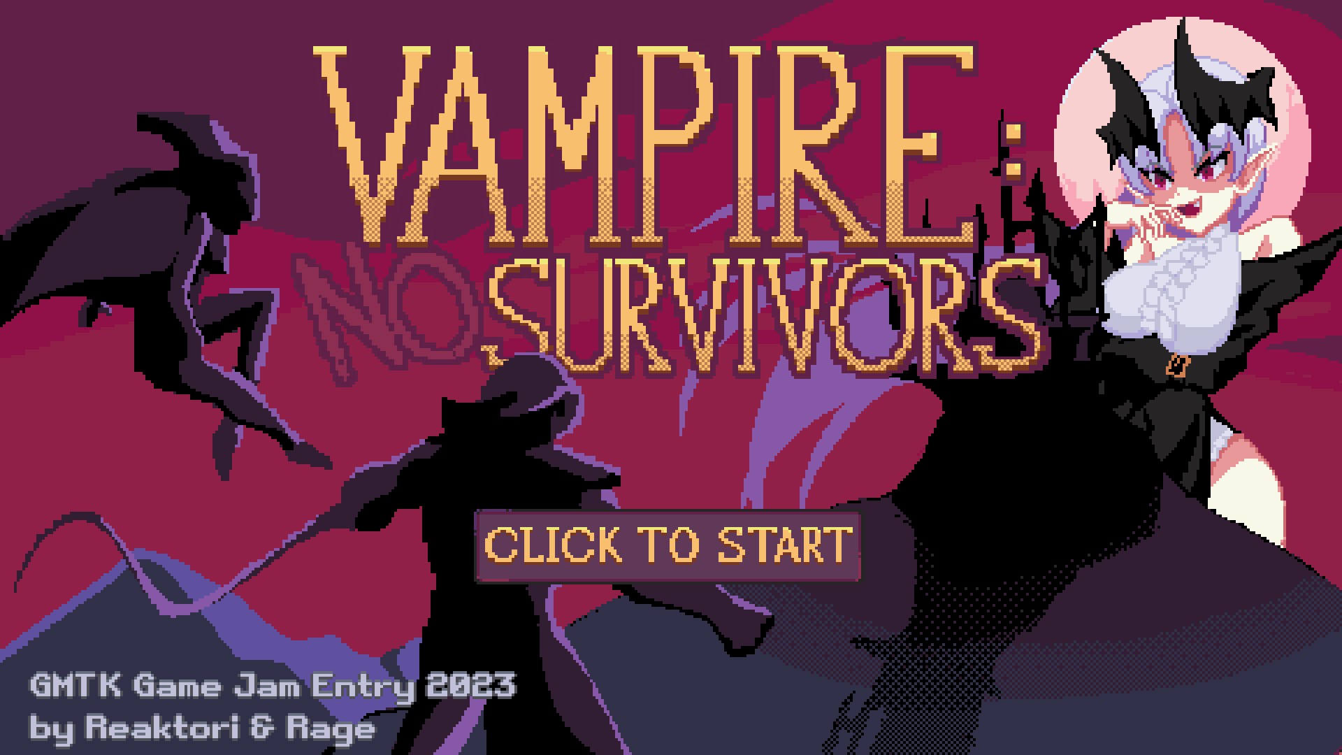 🦇 Врятувати вампірів! — Vampire: No Survivors