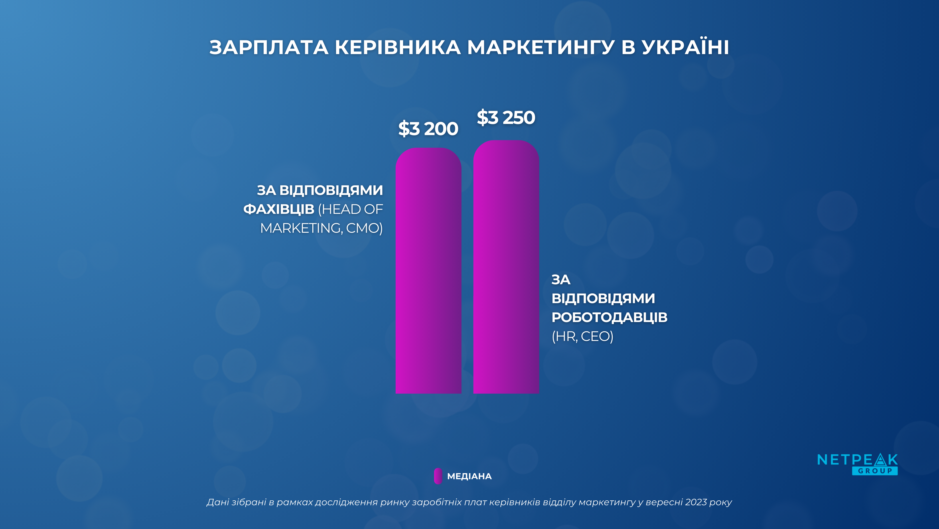 💸 Vid $1 400 do $12 000. Skiľky zarobljajuť kerivnyky marketyngu v Ukraїni? Doslidžennja Netpeak Group