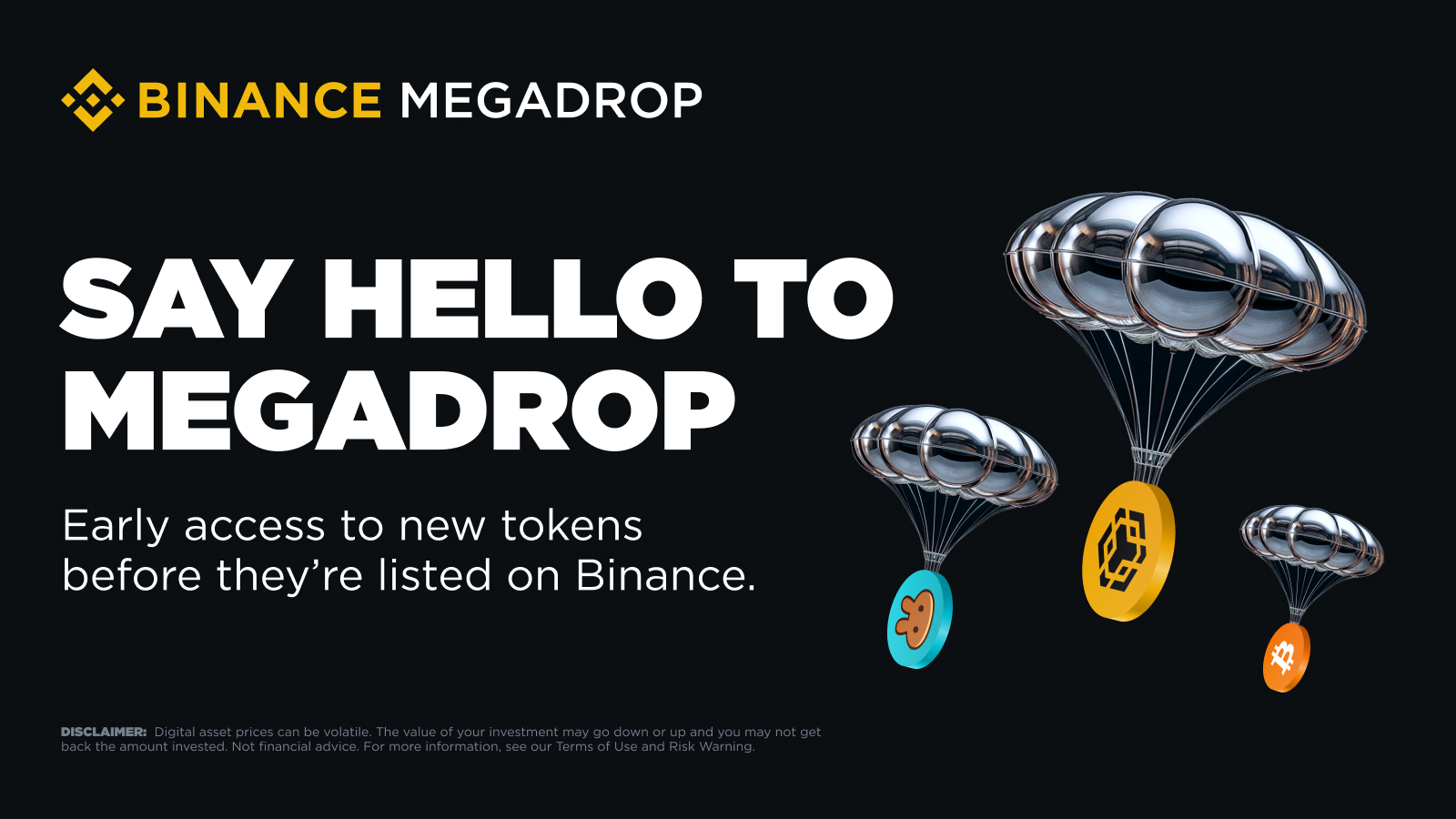 Binance predstavljaje Megadrop: platformu dlja zapusku tokeniv z Airdrops ta kvestamy Web3 