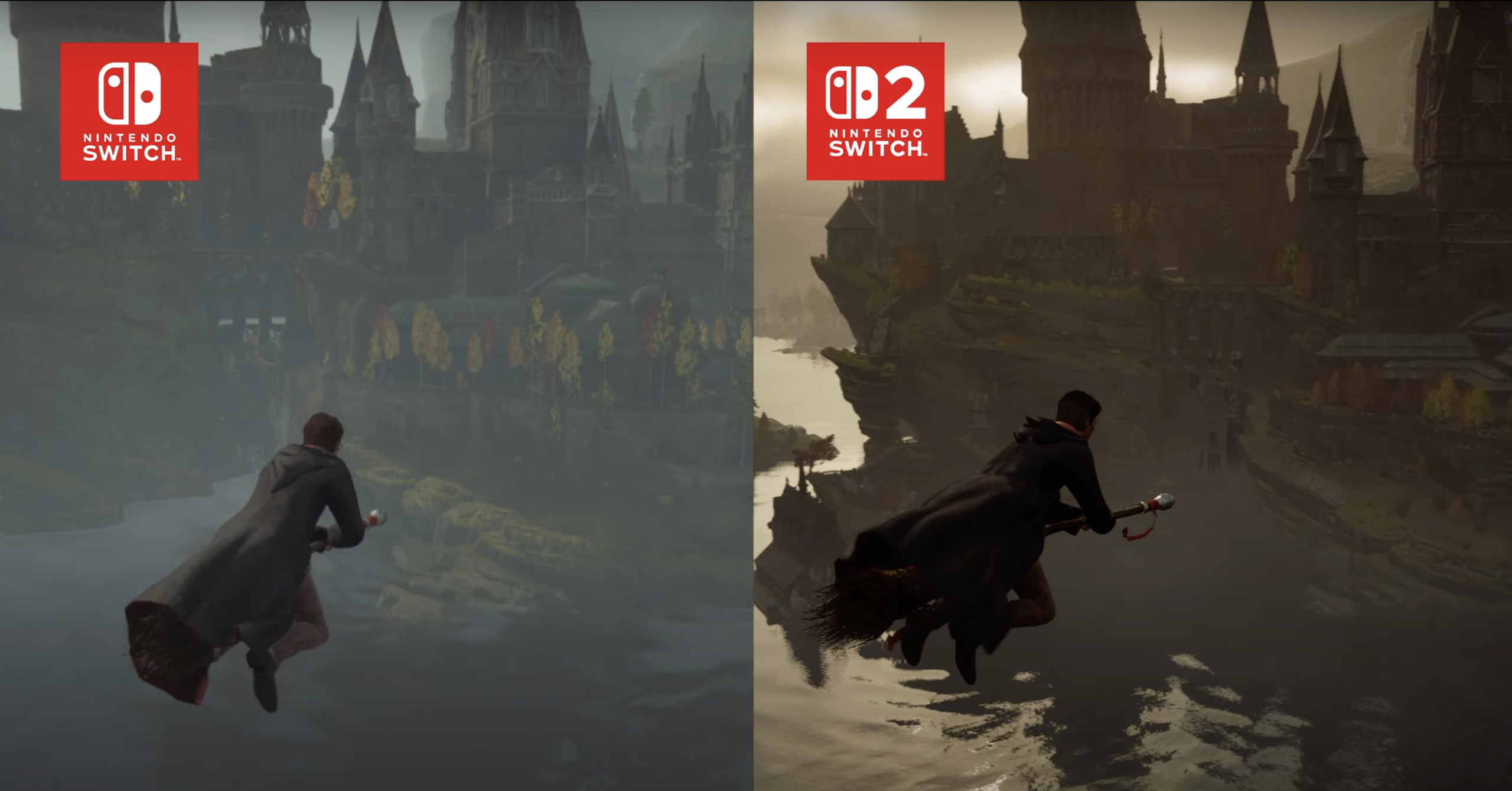 👀 Nintendo випустила трейлер Hogwarts Legacy, де порівняла гру для Switch та Switch 2